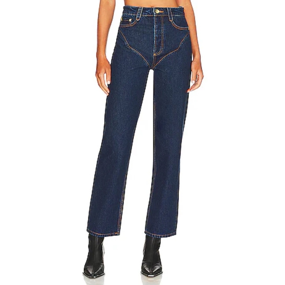 Song of style Robyn Western Jean Straight Leg Blue Size 26